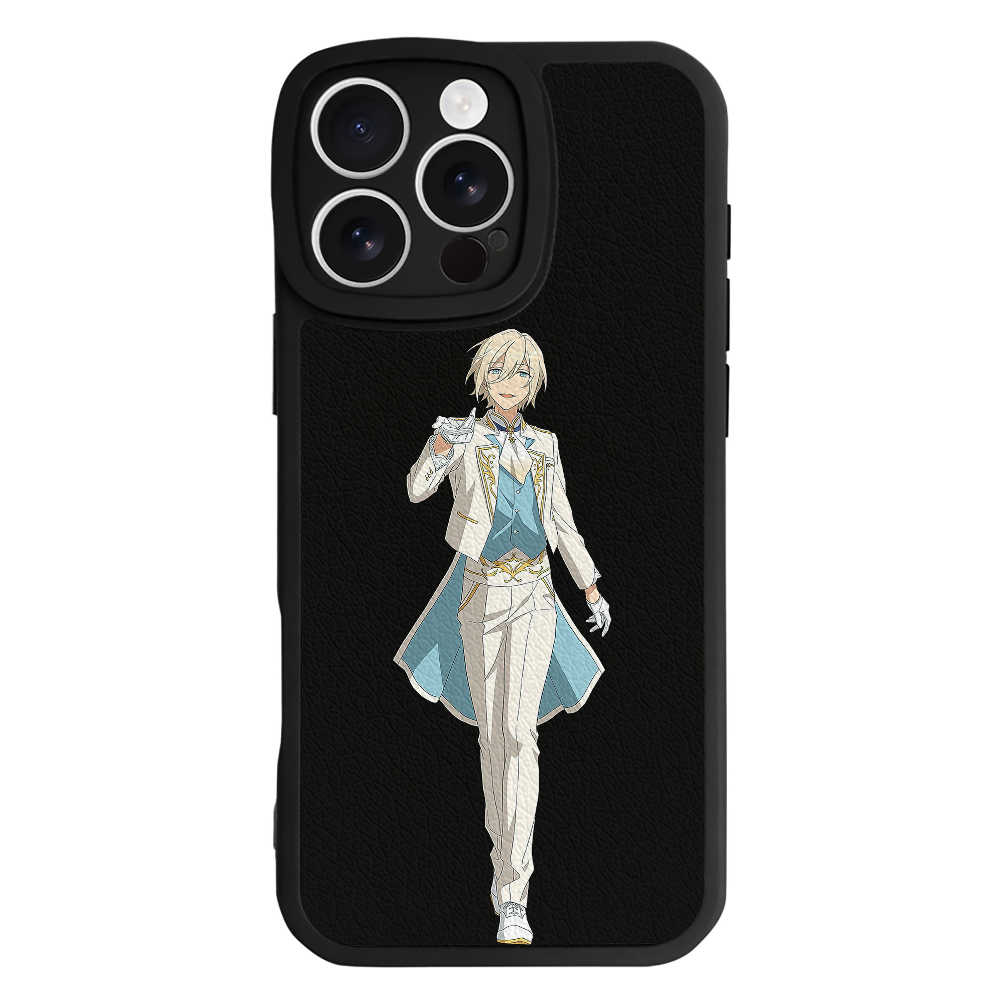 （画像用） あんさんぶるスターズ! Ensemble Stars 【iPhone 16シリーズ対応】シリコンスマホケース（レザー調） 材質：シリコン